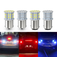 Ampoule LED YOBIS 1157 1156 BA15S BA15D BAY15D Canbus sans erreur 3030 50SMD pour feux stop et clignotants de voiture 12V 24V