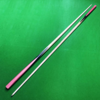Queue de billard professionnelle en bois de frêne rose, pointe de 9,5 mm, 145 cm, pour club et tournoi