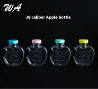 200ml para botella de plástico con forma de manzana Embalaje de dulces ecológico