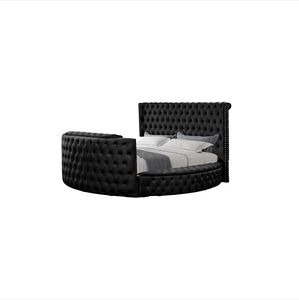 <span class=keywords><strong>Lit</strong></span> rembourré en velours <span class=keywords><strong>de</strong></span> taille Queen King Size personnalisé en usine OEM avec ascenseur <span class=keywords><strong>de</strong></span> télévision intégré et <span class=keywords><strong>lit</strong></span> <span class=keywords><strong>TV</strong></span> marchepied <span class=keywords><strong>de</strong></span> cheminée - Product Image 6