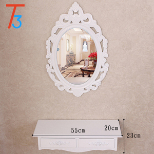 Châu Âu Cổ Điển Cổ Gương Bàn Trang Điểm Đặt Nhà Khách Sạn Gỗ Trang Điểm Gương Cho Phòng Ngủ Và Phòng Khách Sử Dụng - Product Image 6