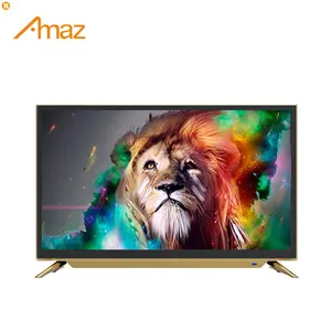 Amaz OEM מזג זכוכית לוח כיתה מלא hd uhd 32 39 43 49 50 55 60 65 75 אינץ 4K 8k lcd led חכם מוסיקה טלוויזיה טלוויזיה