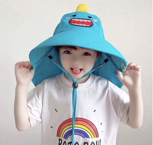Chapeau Bob Enfant Animal Mignon Respirant à Large Bord pour l'Été, les Voyages en Plein Air et le Quotidien, 3-12 Ans, Protection Solaire Plage D-007 - Product Image 3