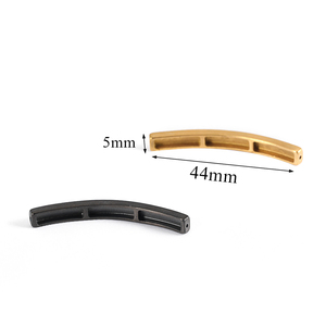 Acessórios de Bar em Aço Inoxidável Personalizados em Branco para Gravação a Laser DIY de Letras Inspiracionais para Pulseiras de Contas de Pedra Natural - Product Image 1