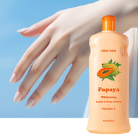 Papaye blanche bio personnalisée supprimer les taches crème pour le corps papaye hydratante peau noire lait papaye lotion blanchissante pour le corps