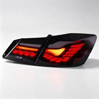 Feux arrière pour Honda Accord 9ème génération 2014-2015, ensemble de feux arrière à LED en forme d'écailles de dragon avec clignotants dynamiques
