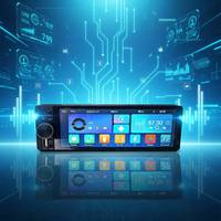 Reproductor MP5 Estéreo para Auto de 1 DIN y 6.86 Pulgadas con Mirror Link, Llamadas Manos Libres, Bluetooth y Carplay Inalámbrico