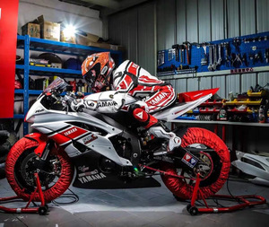 <span class=keywords><strong>Couverture</strong></span> <span class=keywords><strong>chauffante</strong></span> pour pneus de moto de course, kit d'éléments chauffants imperméables pour préchauffage de moto lors de TrackDay - Product Image 6