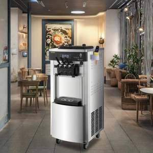 SIHAO-8228H Machine à crème glacée aux fruits congelés entièrement automatique à usage professionnel nouveauté tableau contrôleur lait eau crème glacée molle - Product Image 2