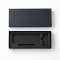 Boîtes de téléphone portable personnalisées de luxe avec logo, gaufrage, emballage cadeau, doublure en éponge, matériaux recyclés, design carré rigide pour une protection sécurisée