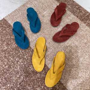 Sandales plates en daim souple de qualité supérieure pour femmes, confortables pour la marche en plein air, la plage, chaussures décontractées - Product Image 5