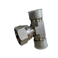 Connecteur de tuyau hydraulique droit forgé en acier au carbone et en acier inoxydable de qualité stable