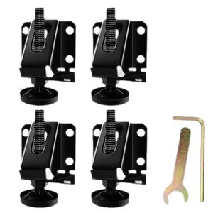 Patas ajustables para gabinetes, paquete de 4, de acero, de fácil instalación, para patas de muebles - Product Image 5