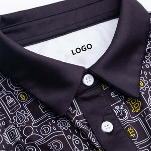 Camisetas de Golf de Diseño Personalizado de Alta Calidad al por Mayor, Logotipo OEM Impreso, Patrón Sublimado, Secado Rápido, Corte Ajustado, Camiseta de Golf Extra Grande - Product Image 3