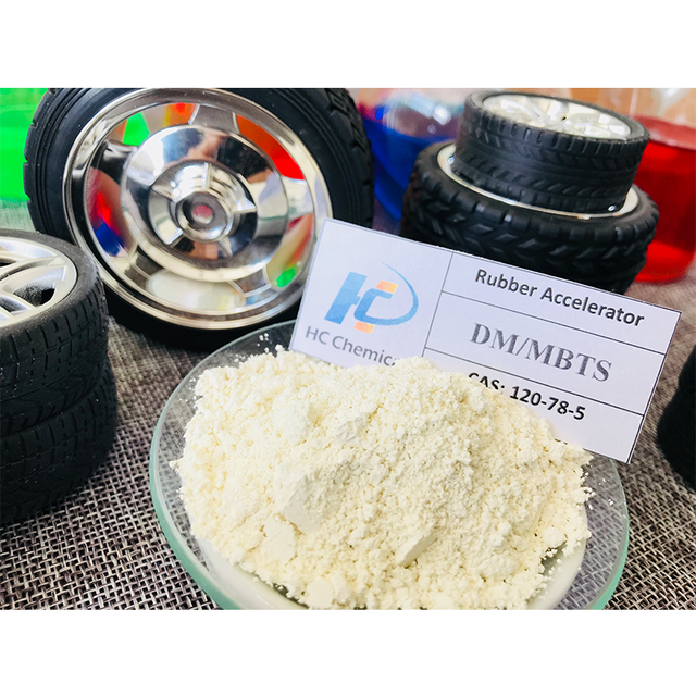 Lowest Price Rubber Accelerator DM MBTS CAS 120-78-5 C14H8N2S4