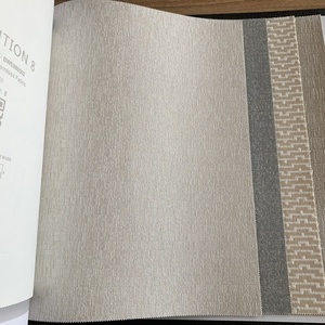 Rotoli impermeabili di lusso della carta da parati del tessuto del poliestere per la decorazione domestica rivestimento murale senza cuciture del tessuto per la parete del salotto - Product Image 3