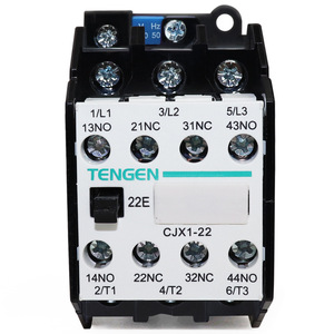 Contactor de CA Tengen CJX1-22 22A 220V/380V 3P Interruptor de 2 vías - Product Image 1