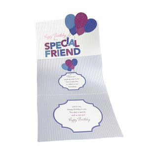 Cartes de félicitations pour la douche de bébé Couleurs <span class=keywords><strong>pastel</strong></span> Détails UV surélevés pour la carte d'emballage des nouveaux parents - Product Image 3