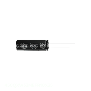 ตัวเก็บประจุขั้ว450V ฝาครอบรูผ่าน33 uF ช่องผู้ผลิต450QXW33MEFR10X35 - Product Image 1