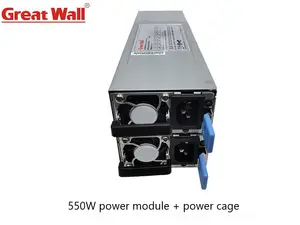 Yeni orijinal büyük duvar CPRS PSU 550W AC 1 + 1 sıcak değiştirilebilir yedek güç kaynağı için 2U 3U 4U sunucu