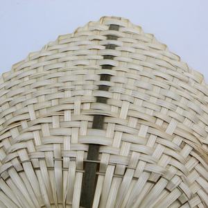 Mini abanico de mano de bambú Premium para boda - Product Image 6