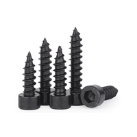 Vis taraudeuses à tête hexagonale en acier au carbone, classe 4.8, 8.8, A325 Gal, oxyde noir, 9200