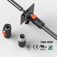 Jnicon Mj20 Rechtwinkliger IP67 Wasserdichter Rundsteckverbinder 2-8-polig 5-20A Stecker-Buchse Platzsparend für Industrieanlagen