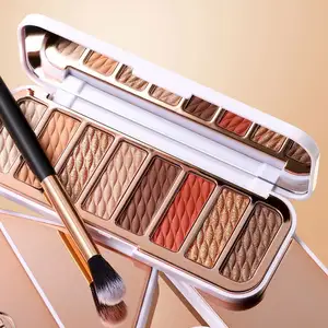 O.tw O. o mới đến mềm mịn bán buôn lâu dài 3D 8 màu sắc 96g Eyeshadow Palette