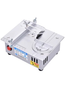 Cortadora de PCB Acrílica de 3 Pulgadas S8, Sierra de Mesa de Precisión, Sierra Eléctrica Pequeña de Aluminio para Escritorio - Product Image 1