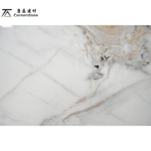 מודרני גדול שיש מלאכותי אבן sintered 1600 אבן הלוח * 3200*12 מ "מ מבריק לבן עבור אוכל ומסדרון הסיטונאי - Product Image 6