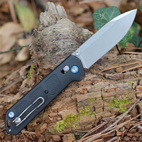 Hochwertiges Outdoor-Überlebensmesser EDC DIY OEM Multifunktionales D2-Stahlklinge G10-Griff Camping-Taschenmesser