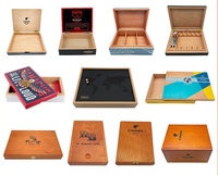 Boîte Cadeau pour Cigares, Fabrication OEM, Matériaux de Conception, Prix de Gros, Boîte en Bois à Vente Chaude avec Logo et Motif Personnalisés