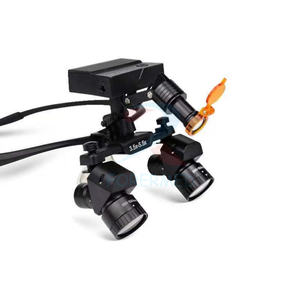 Campo de visión Hd Lupa dental 3,5-5.5x Operación de aumento Lupa de ángulo portátil Faro inalámbrico LED - Product Image 2