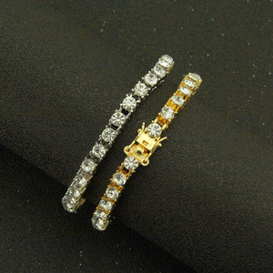 Men's single row <b>bracelet</b> fashion hipster 1 row <b>bracelet</b> - Product Image 2