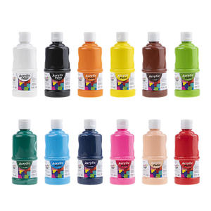 Bộ sơn acrylic không độc hại bao gồm <span class=keywords><strong>12</strong></span> màu và 500ml sắc tố có khả năng phủ sóng cao cho bức tranh nghệ thuật nghệ sĩ - Product Image 5