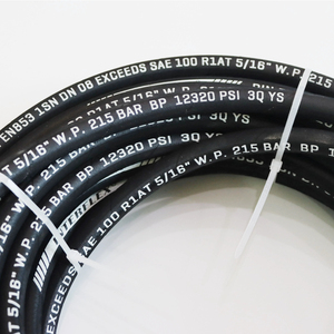 Hochwertiger synthetischer Gummis ch lauch 5000psi Hochdruck reinigers ch lauch Zwei schicht iger Stahldraht DIN <span class=keywords><strong>EN853</strong></span> - Product Image 2