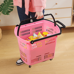 <span class=keywords><strong>Panier</strong></span> de courses 45L, chariot de courses, paniers de courses, <span class=keywords><strong>panier</strong></span> de courses rose avec roulettes - Product Image 4