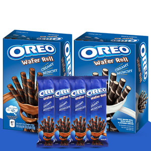 Rollos de Oblea Crujientes Tipo Oreo con Relleno de Crema de Vainilla, Alta Calidad, Empaque a Granel, Snack Dulce de Glucosa - Product Image 2