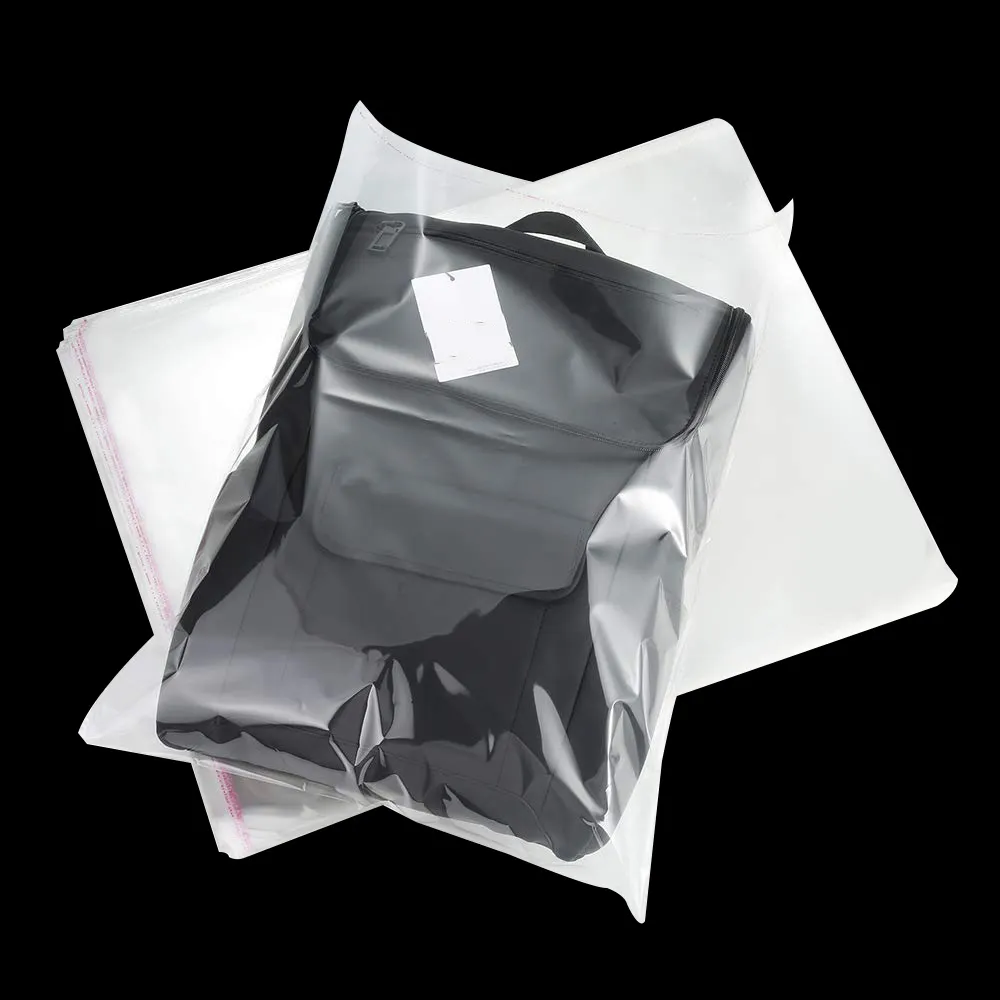 Custom Cheap Socks Underwear Clothing Shirt OPP Bag With Self Sealing Adhesive Clear Plastic BOpp PP Bags