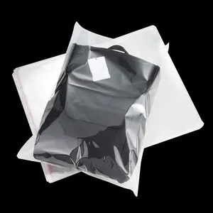 Custom Cheap Socks Underwear Clothing Shirt Bag With Clear And Self Sealing Adhesive Clear Plastic Opp BOPP PP Bags