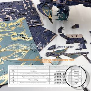 Bateau <span class=keywords><strong>Baleine</strong></span> à Assemblage Mortaise et Tenon, <span class=keywords><strong>Puzzle</strong></span> 3D en <span class=keywords><strong>Bois</strong></span> DIY avec Son Musical pour Garçons de 0 à 24 Mois - Product Image 3