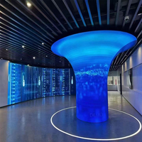 Pantalla LED Flexible Curva Digital QIANFAN P1.2 P1.5 P1.8 P2 P2.5 P3 P4, Columna, Cilindro, Anillo Redondo, Video Wall OEM