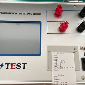 RUN עבור בודק התנגדות <span class=keywords><strong>DC</strong></span> חד פאזי בעל דיוק גבוה של 0.2% לסלילת שנאים 20A IEC עבור - Product Image 5