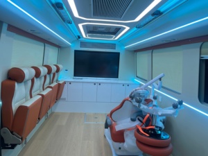 <span class=keywords><strong>Camion</strong></span> ambulance de fabrication industrielle avec salles d'hôpital mobiles à aménagement simple pour station de référés médicaux temporaires - Product Image 4