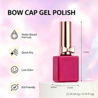 CC5292 Usine de cosmétiques en gros – Vernis à ongles écologique pelable, couleurs mélangées, perméable à l'eau