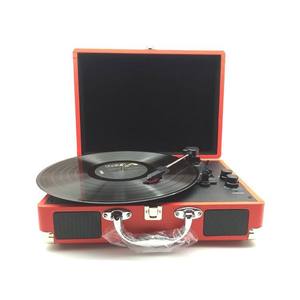 Factory Custom Portable Suitcase Vinyl Turntable <b>Record</b> <b>Player</b> 3 Speed BT <b>USB</b> Built in Speakers <b>Record</b> <b>Player</b> Home Party Audio - Product Image 3