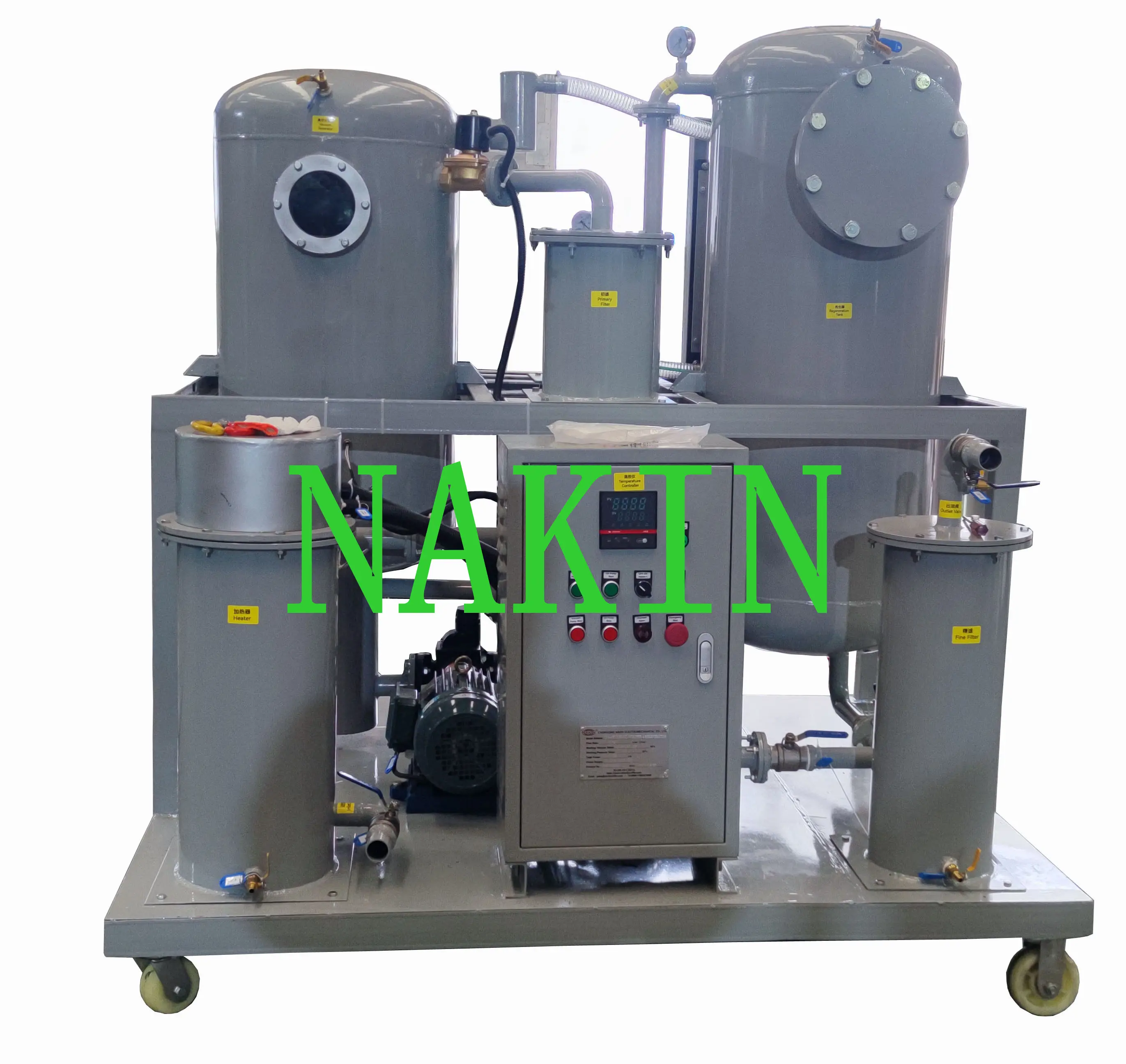 Mesin daur ulang minyak pelumas limbah teknologi vakum tinggi/pemurni minyak Motor