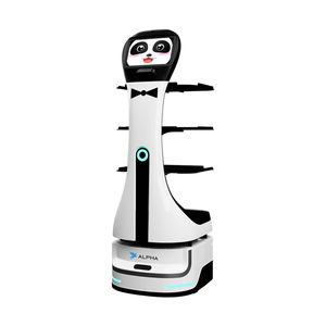 Robot de Entrega Comercial, Robot Servidor de Alimentos <span class=keywords><strong>Profesional</strong></span> con Bandejas para Banquetes de Boda, Cafeterías y Edificios de Oficinas - Product Image 3