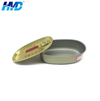 Couvercle de boîte de conserve ovale 501 # facile à ouvrir pour l'emballage de sardines de thon