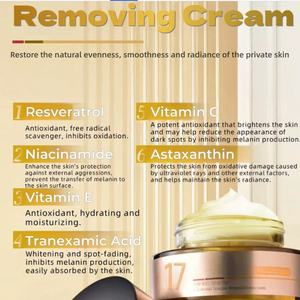 Crème Blanchissante OEM 8 Jours <span class=keywords><strong>pour</strong></span> Zones Intimes, Maillot, <span class=keywords><strong>Aisselles</strong></span> et Parties Privées, Éclaircissant <span class=keywords><strong>pour</strong></span> Genoux Sombres et Peau Sensible - Product Image 3